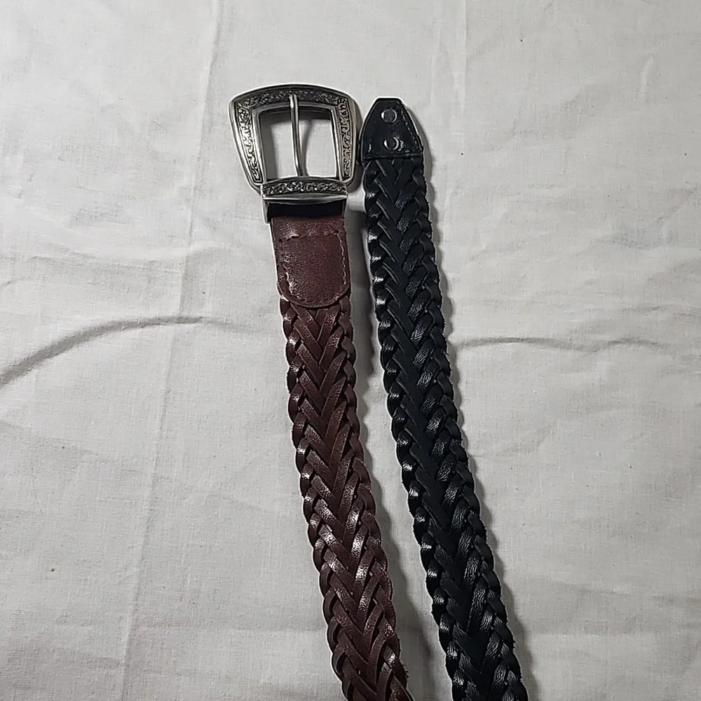 BRAIDED Brown Belt Size L 🧡